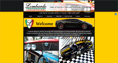Desktop Screenshot of lombardomotorcars.com